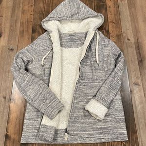 LL bean Sherpa lined zip-up 🤍